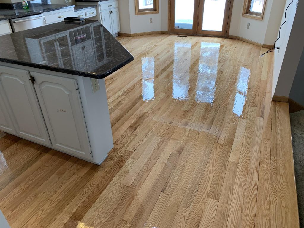 Newly Finished Light Wood Floor Install -flooring installation - Minneapolis, MN - Choice Hardwoods