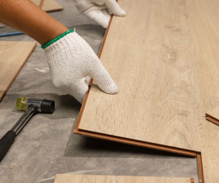Installing New Wood Floor Planks - Wood Floor Installation - Minneapolis, MN - Choice Hardwoods