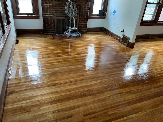 Toxic Floor Finish - Hardwood Floor Refinish - Wood Floor Sanding